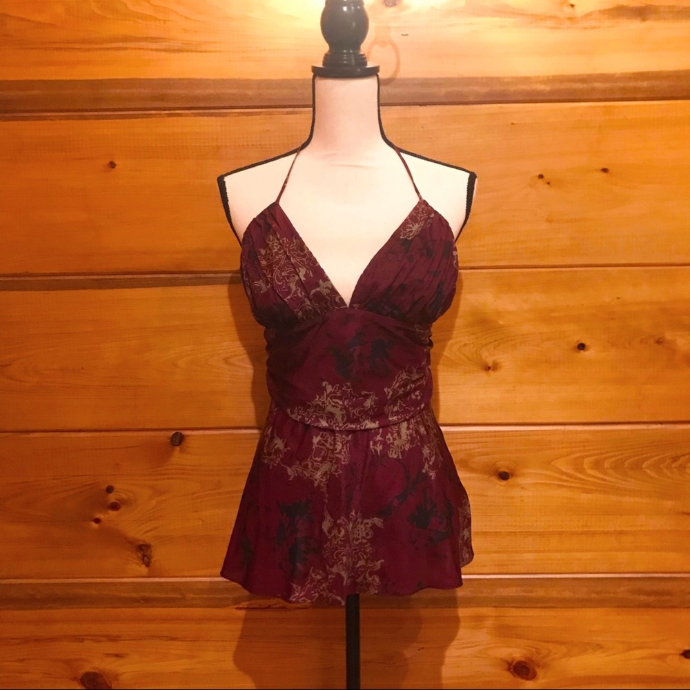 Express Halter Top - 100% Silk